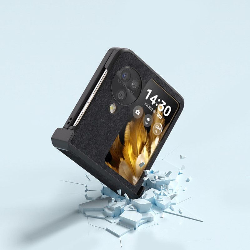 Coque Oppo Find N3 Flip Style Cuir Rétro ABEEL