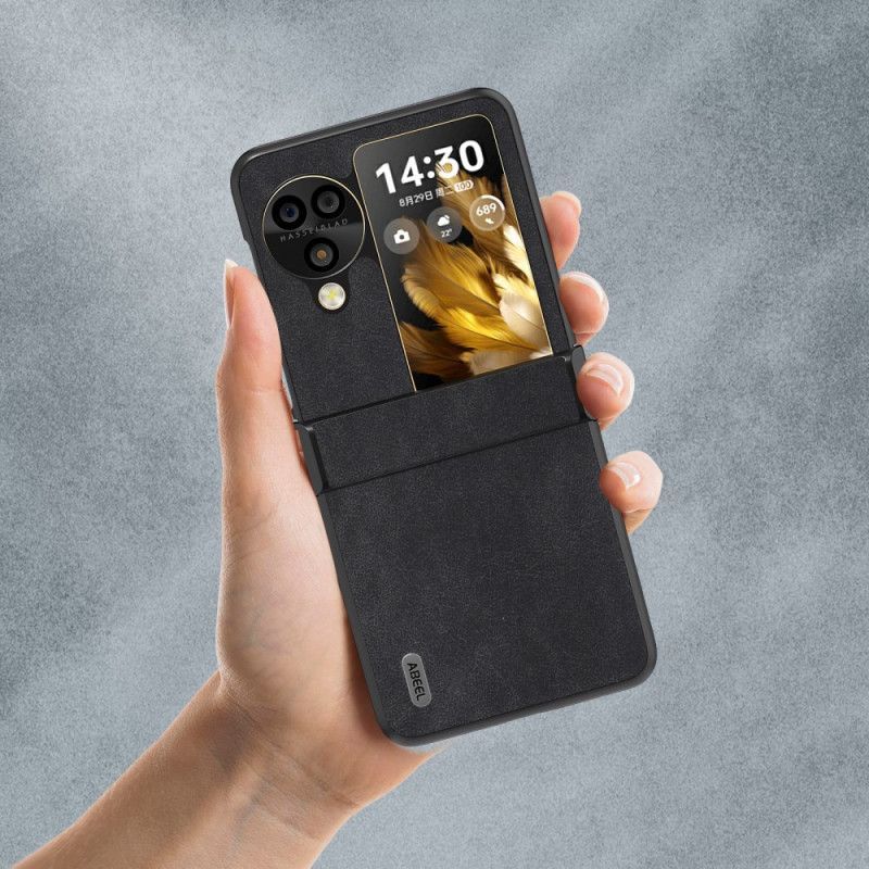 Coque Oppo Find N3 Flip Style Cuir Rétro ABEEL