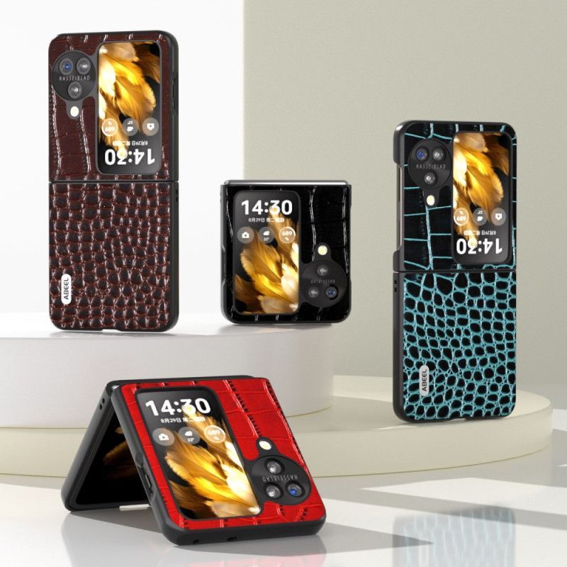 Coque Oppo Find N3 Flip Texture Crocodile