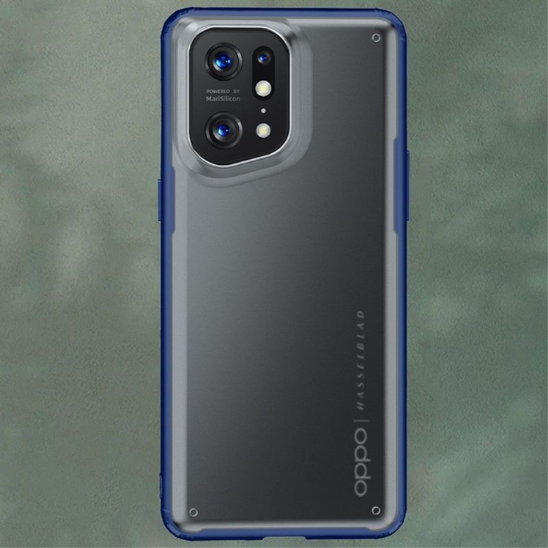 Coque Oppo Find X5 Pro Armor Series Semi Transparent