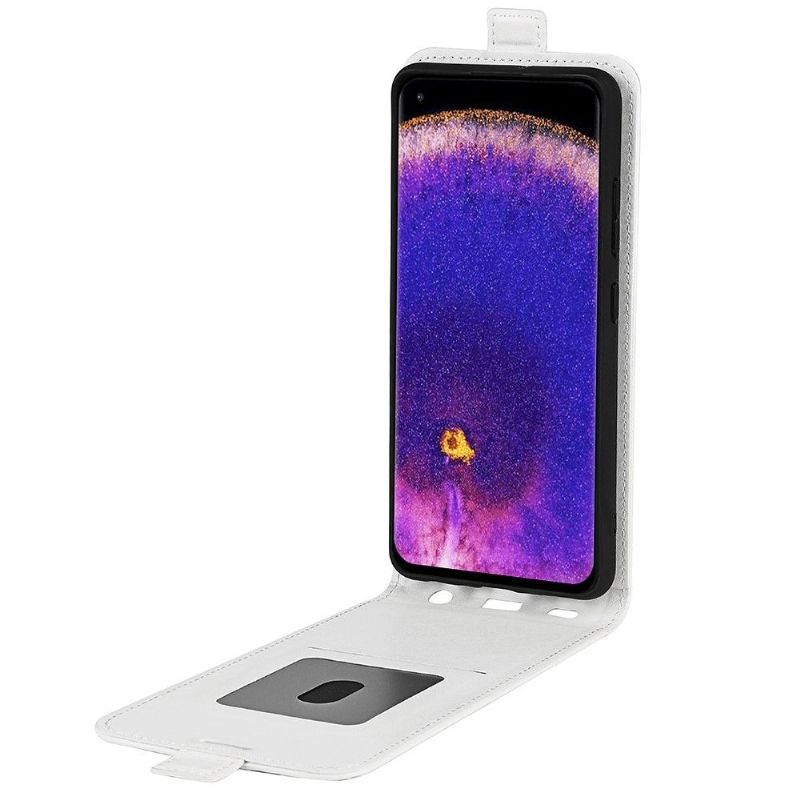 Housse Oppo Find X5 Pro simili cuir avec rabat verticale