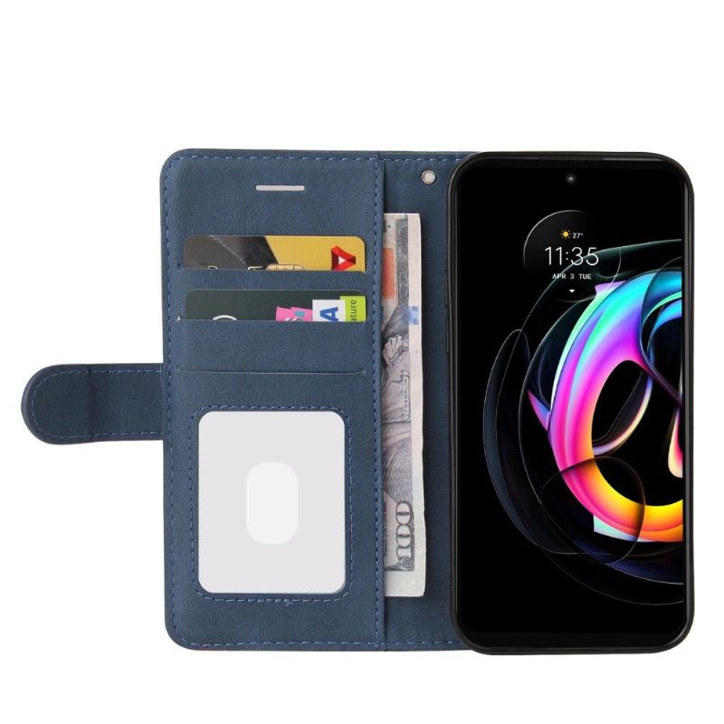 Housse Motorola Edge 20 Lite Bicolore artistique