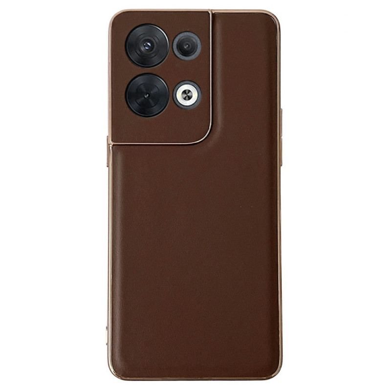 Coque Oppo Reno 8 Véritable Cuir Premium
