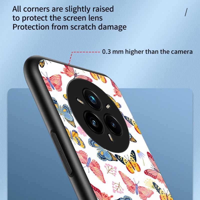 Coque Realme 14 Pro Plus 5G Verre Trempé Papillons