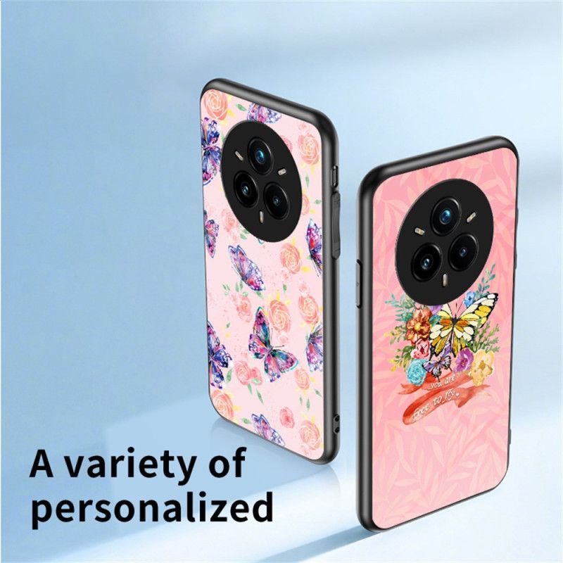 Coque Realme 14 Pro Plus 5G Verre Trempé Papillons