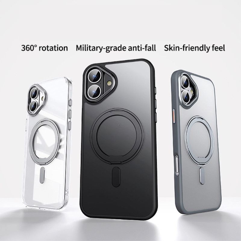 Coque iPhone 16 Magnétique Support Rotatif