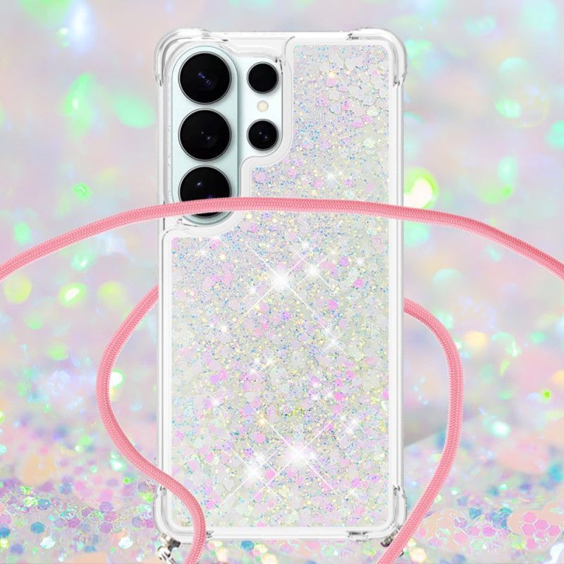 Coque à Cordon Samsung Galaxy S26 Ultra Paillettes