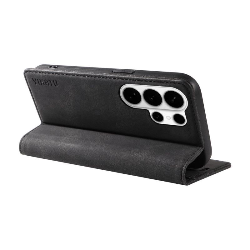 Flip Cover Samsung Galaxy S26 Ultra Effet Daim YIKATU