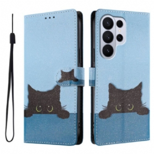Housse Samsung Galaxy S26 Ultra Chaton Noir