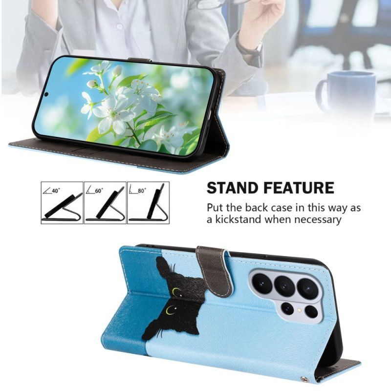 Housse Samsung Galaxy S26 Ultra Chaton Noir