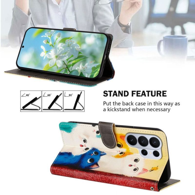 Housse Samsung Galaxy S26 Ultra Chats Colorés