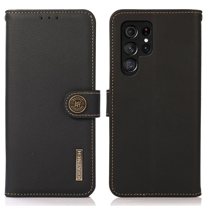Housse Samsung Galaxy S26 Ultra Cuir Véritable KHAZNEH