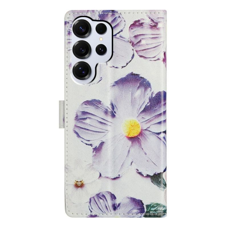 Housse Samsung Galaxy S26 Ultra Fleurs Violette