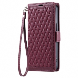 Housse Samsung Galaxy S26 Ultra Matelassée avec Lanière