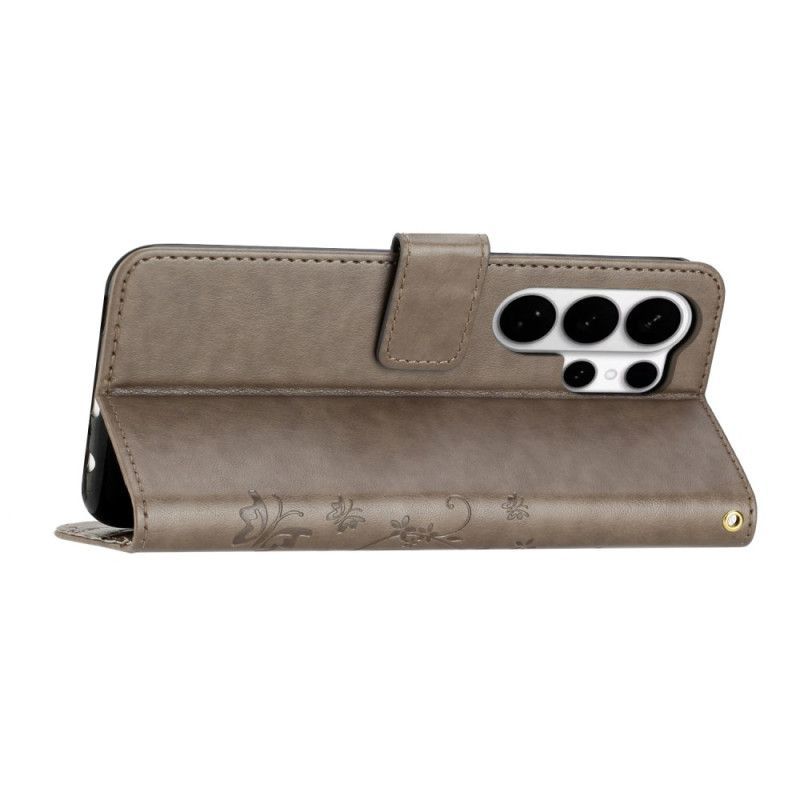 Housse Samsung Galaxy S26 Ultra Papillon et Fleurs