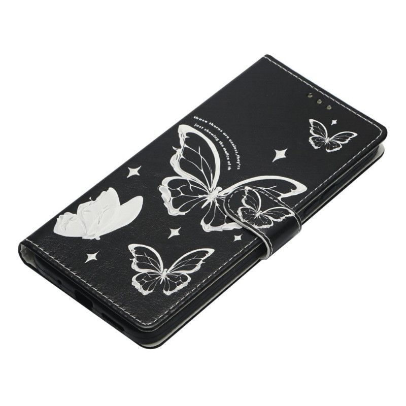 Housse Samsung Galaxy S26 Ultra Papillons Noir et Blanc