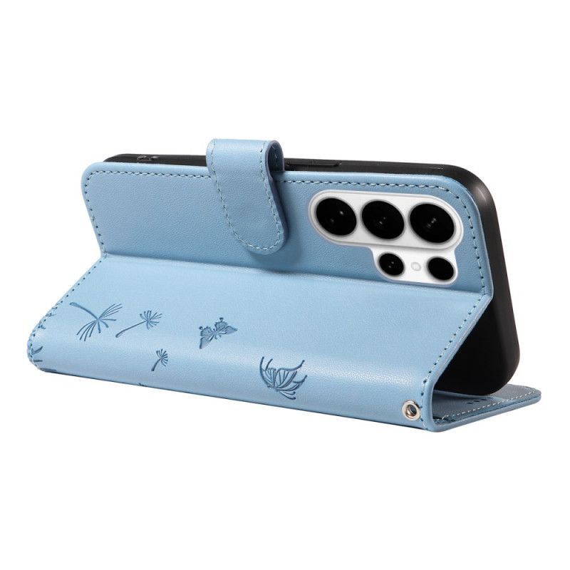 Housse Samsung Galaxy S26 Ultra Pissenlits à Lanière