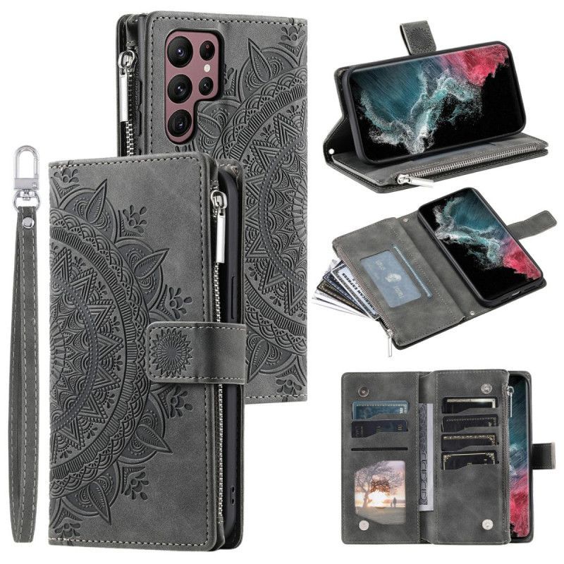 Housse Samsung Galaxy S26 Ultra Portefeuille Mandala