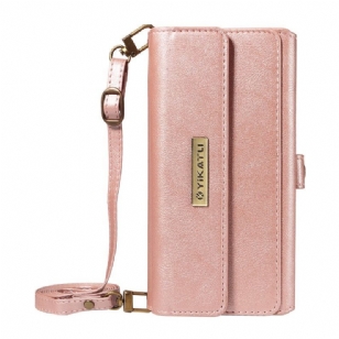 Housse Samsung Galaxy S26 Ultra Portefeuille Vintage avec Bandoulière