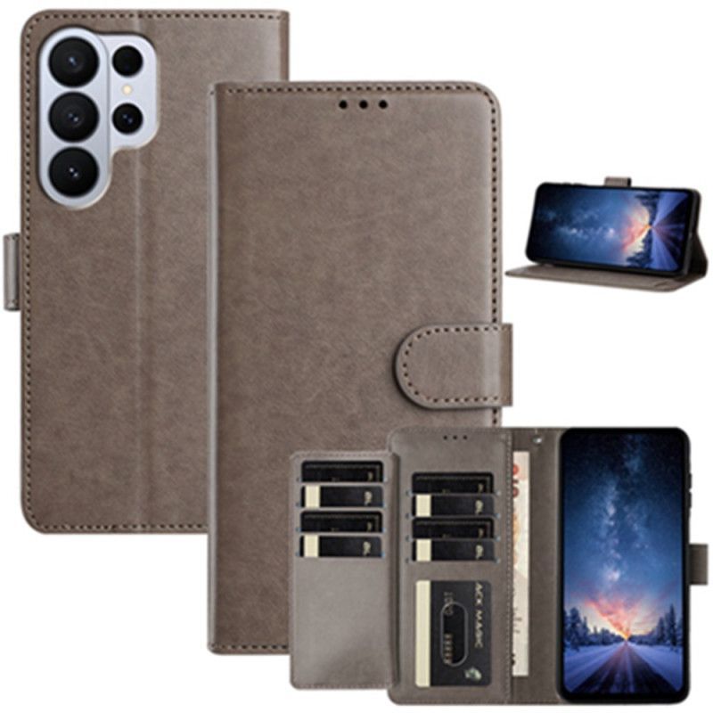 Housse Samsung Galaxy S26 Ultra Simili Cuir 8 Porte-cartes