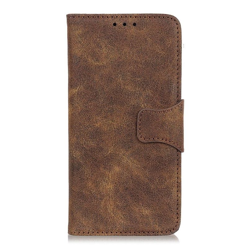 Étui Samsung Galaxy A12 / M12 Edouard simili cuir vintage