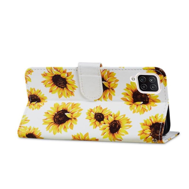 Housse Samsung Galaxy A12 / M12 Tournesol Fleur