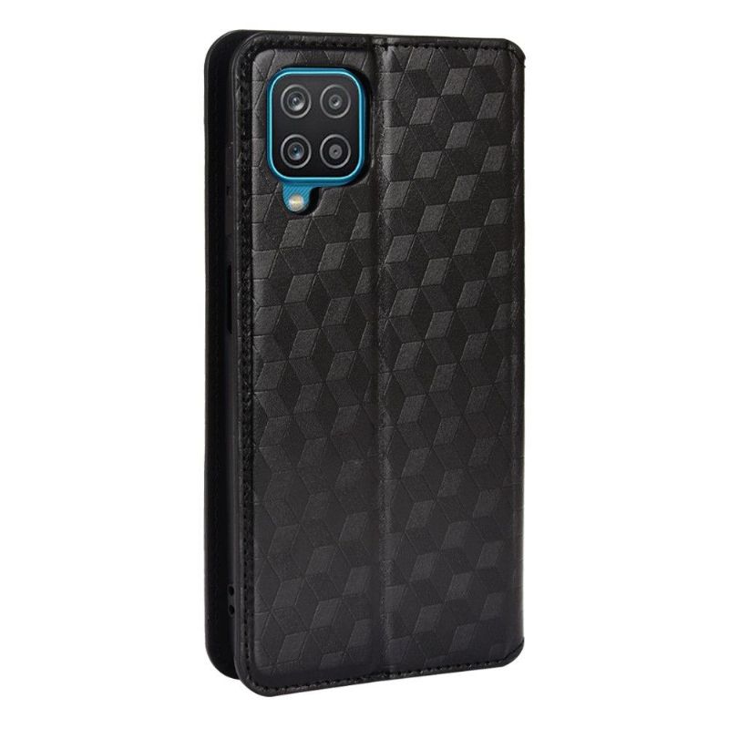 Samsung Galaxy A12 - Housse flip cover design géométrie