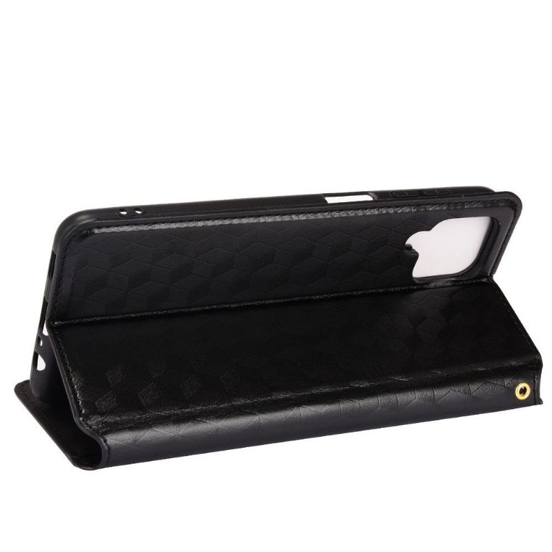 Samsung Galaxy A12 - Housse flip cover design géométrie