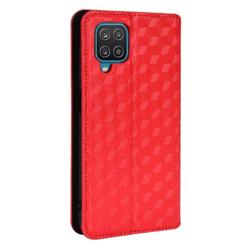 Samsung Galaxy A12 - Housse flip cover design géométrie