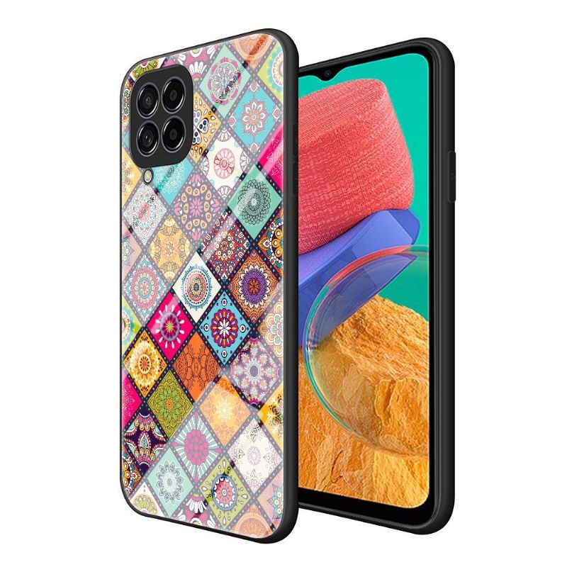 Coque Samsung Galaxy M33 5G Kaleidoscope Mandala avec support