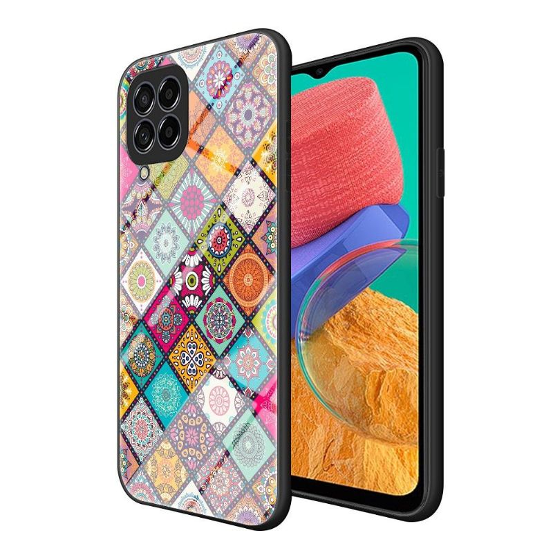 Coque Samsung Galaxy M33 5G Kaleidoscope Mandala avec support