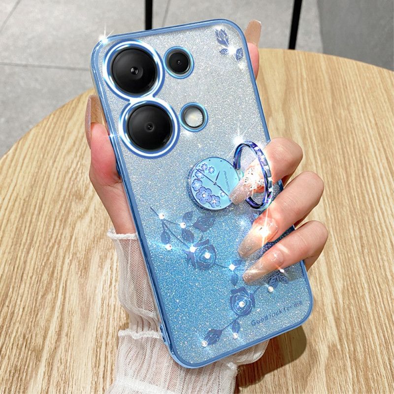 Coque Xiaomi Redmi Note 13 5G Support Paillettes et Strass KADEM