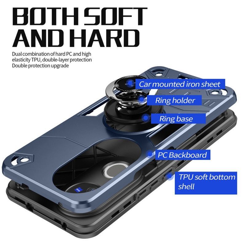 Coque Vivo V50 5G Robuste Anneau-Support