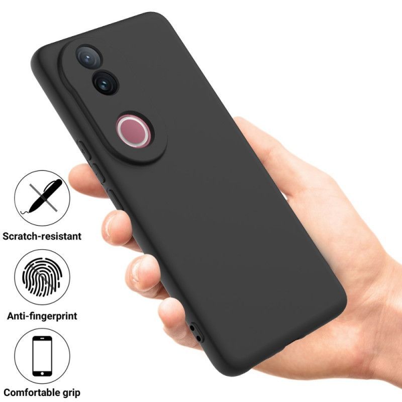 Coque Vivo V50 5G Silicone Liquide à Lanière