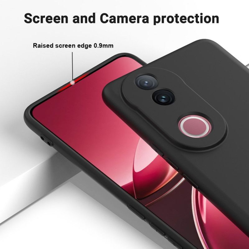 Coque Vivo V50 5G Silicone Liquide à Lanière