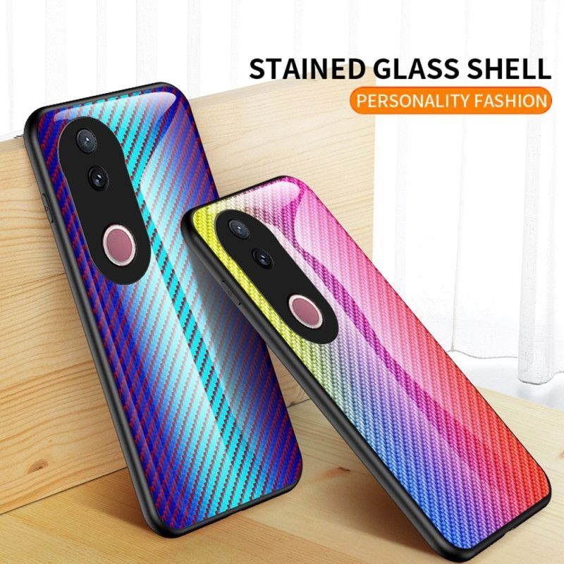 Coque Vivo V50 5G Verre Trempé Fibre Carbone