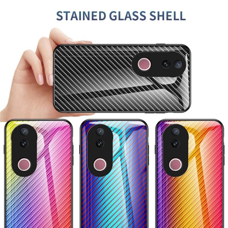Coque Vivo V50 5G Verre Trempé Fibre Carbone