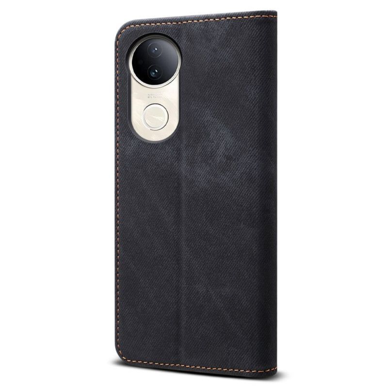 Flip Cover Vivo V50 5G Tissu Jeans