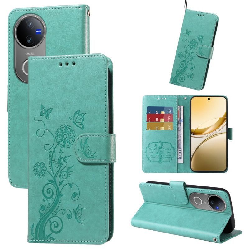 Housse Vivo 5G Motif Papillon Floral