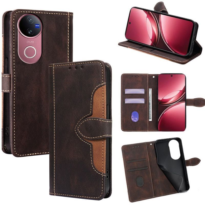 Housse Vivo V50 5G Bicolore Design Floral