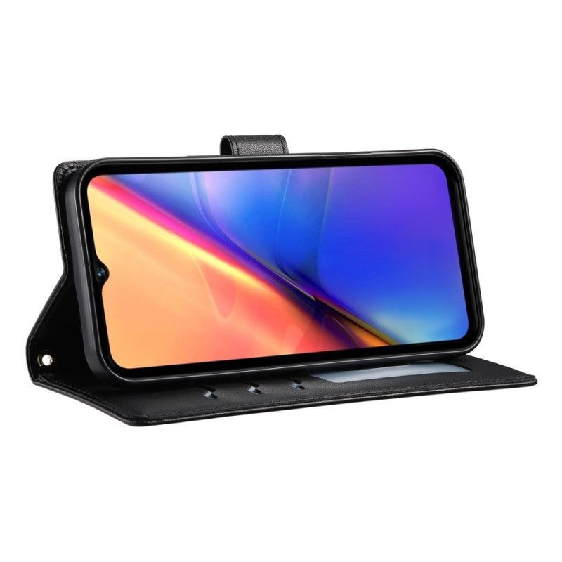 Housse Vivo V50 5G Matelassée avec Lanière et Bandoulière