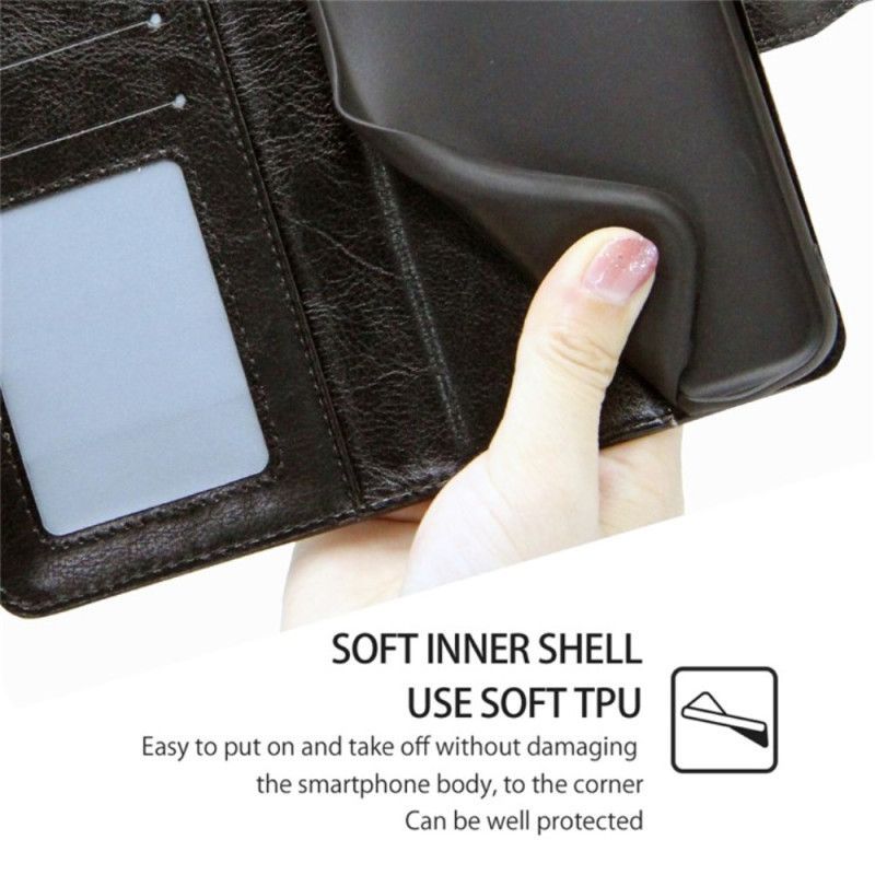 Housse Vivo V50 5G Simili Cuir Rétro