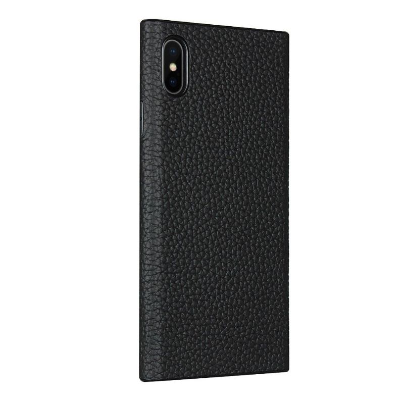Coque iPhone XS Max Effet Cuir avec Lanière