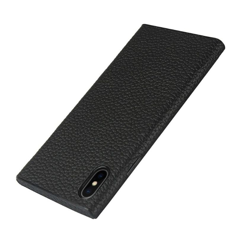 Coque iPhone XS Max Effet Cuir avec Lanière