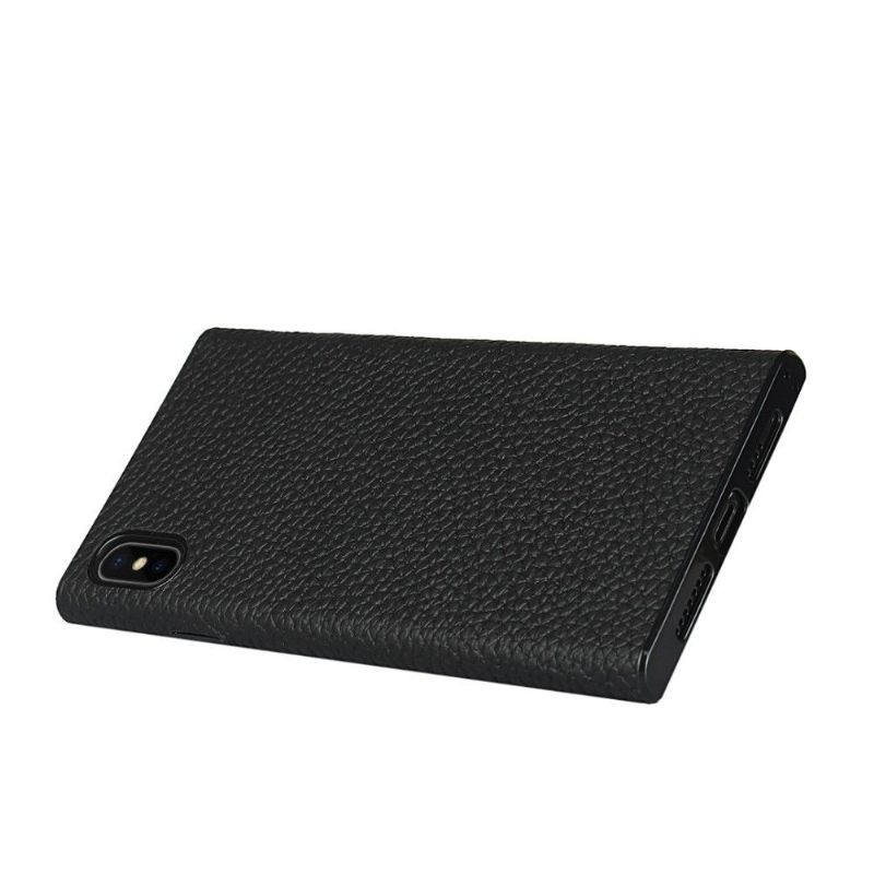 Coque iPhone XS Max Effet Cuir avec Lanière