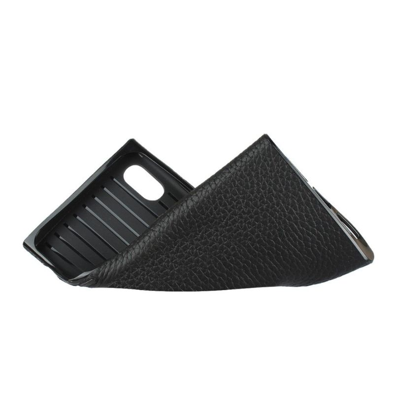 Coque iPhone XS Max Effet Cuir avec Lanière