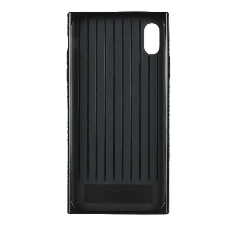 Coque iPhone XS Max Effet Cuir avec Lanière