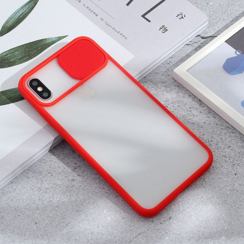 Coque iPhone XS Max MOFI avec cache objectif arrière
