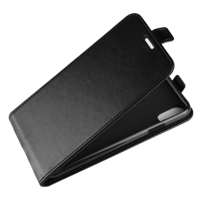 Housse iPhone XS Max simili cuir avec rabat vertical
