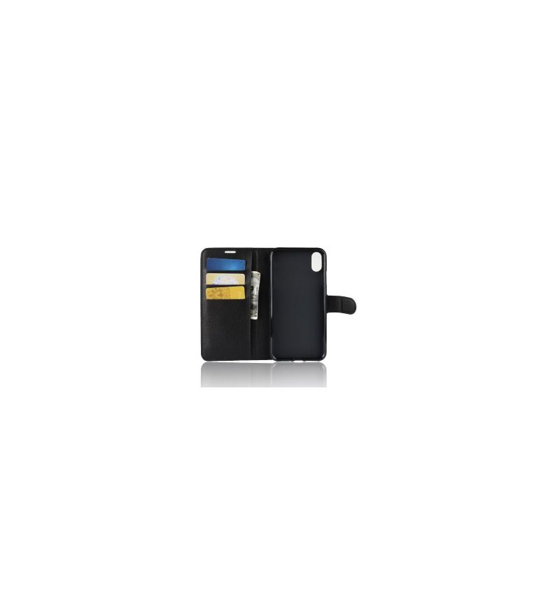 Housse iPhone XS Max Style cuir porte-cartes